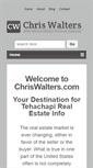 Mobile Screenshot of chriswalters.com