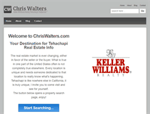 Tablet Screenshot of chriswalters.com